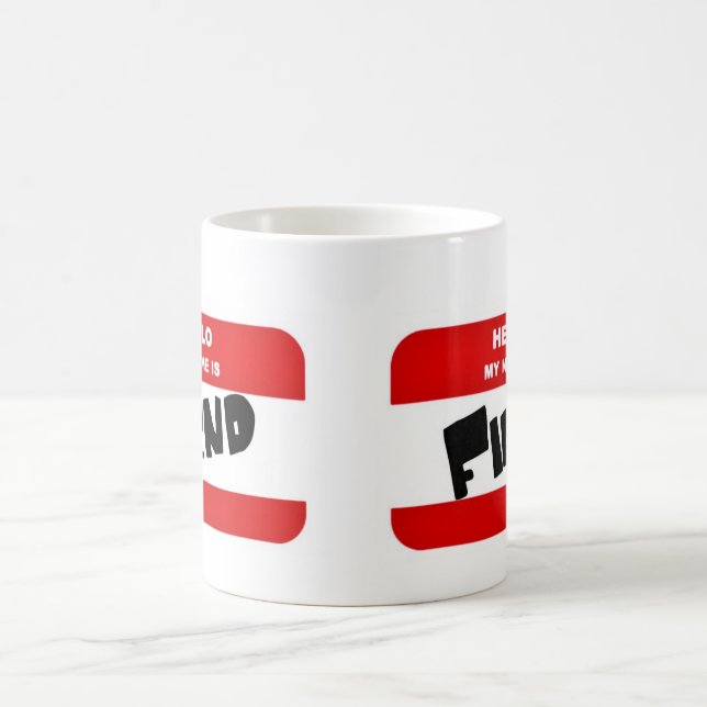 Mug Bonjour, mon nom est DÉMON (Centre)