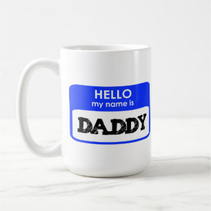 Mug Bonjour Mon Nom Est Papa cadeau nouveau père papa
