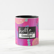 Bonjour Mon nom est rose Jouer Fille Esthétique