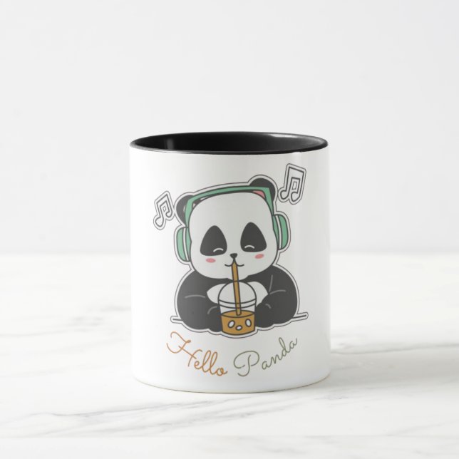 Mug Bonjour panda (Centre)