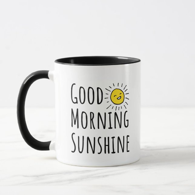 Mug Bonjour Soleil – Conception de citation de soleil  (Gauche)