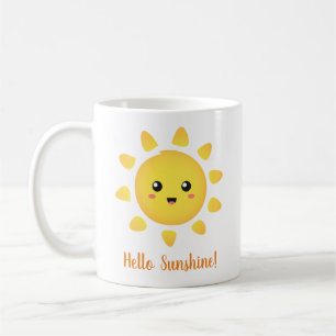 Mug Bonjour Soleil Positivité Soleil Heureux