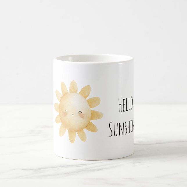 Mug Bonjour Soleil Soleil Heureux (Centre)
