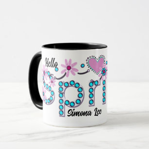 Mug Bonjour Spring Cadeau personnalisé