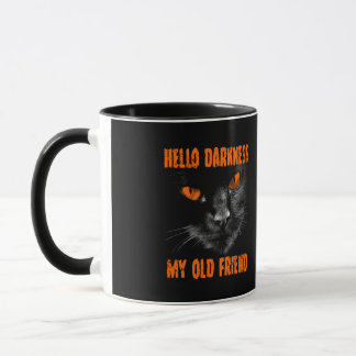 Mug Bonjour Ténèbres Mon Vieux Ami : Yeux Oranges