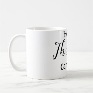 Mug Bonjour trente anniversaire nom simple minimal élé