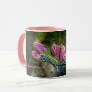 Mug Bonjour Tulipes