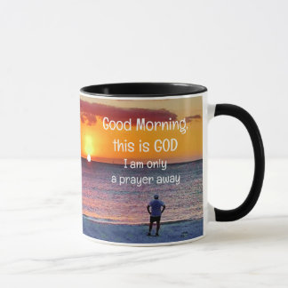 Mug Bonjour, voici Dieu