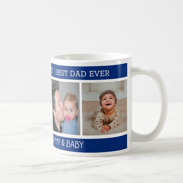 Mug Bonne 1ère Fête des pères Meilleur papa Ever 4 Pho (Droite)