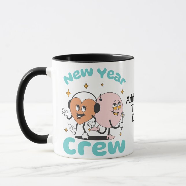 Mug Bonne année 2024 Disco Night Party (Gauche)