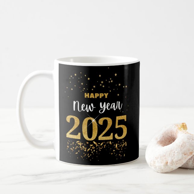 Mug Bonne année 2025 (Avec donut)