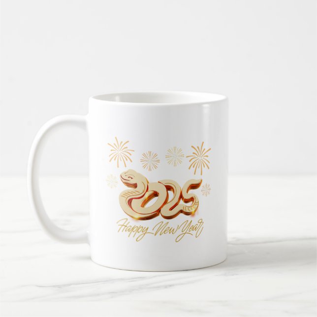 Mug Bonne année 2025 L'année chinoise du serpent (Gauche)