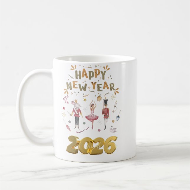 Mug bonne année 2026 (Gauche)