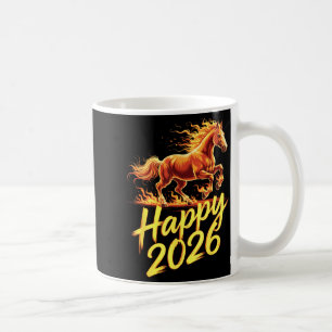 Mug Bonne année 2026 du cheval Nouvel An du zodiaque c