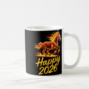 Mug Bonne année 2026 du cheval Nouvel An du zodiaque c