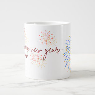 Mug Bonne Année 2026 – Feux d'artifice et célébrat
