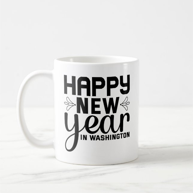 Mug Bonne année à Washington-54688 (Gauche)