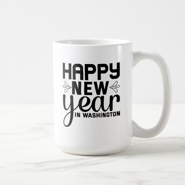 Mug Bonne année à Washington-54688 (Droite)