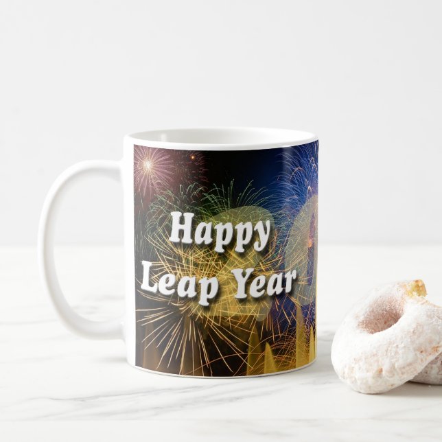 Mug Bonne année bissextile 2020 (Avec donut)