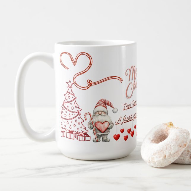 Mug Bonne Année – Design de Célébration Premium (Avec donut)