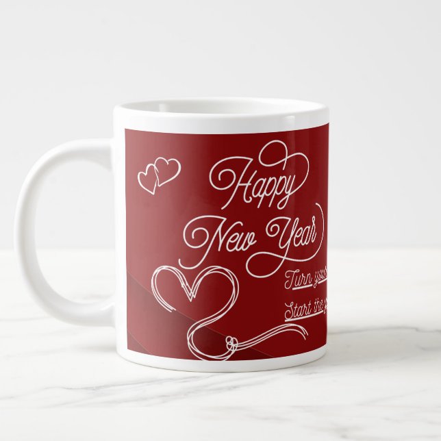 Mug Bonne Année – Design de Célébration Premium (Gauche)