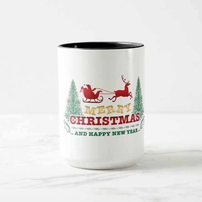 Mug Bonne année et Joyeux Noël  (Centre)