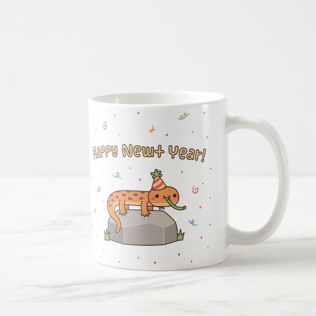 Mug Bonne année tritons, Funny Happy New Year (Droite)