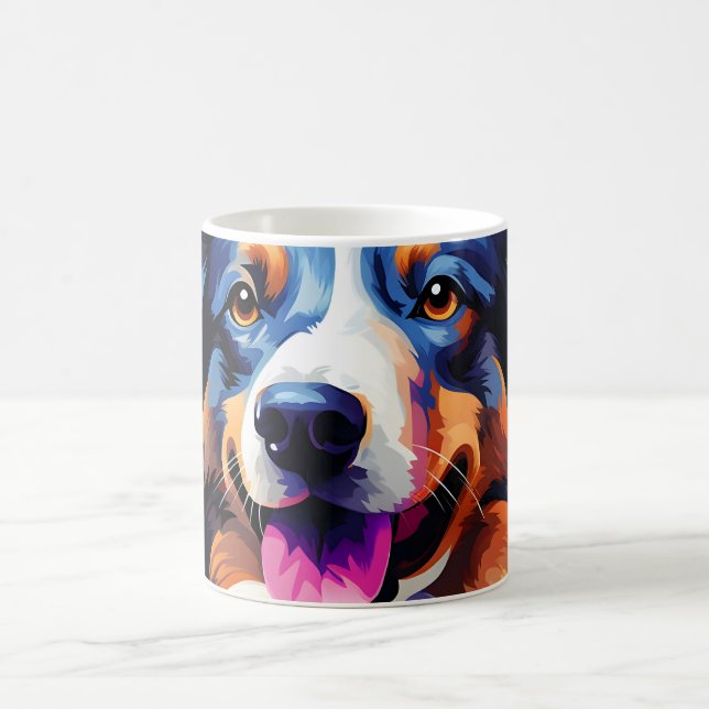 Mug Bonne aquarelle Sunny Puppy (Centre)
