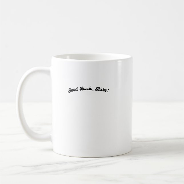 Mug Bonne chance Babe Montée et Chute d'une princesse  (Gauche)