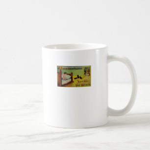 Mug Bonne Chance Cette Halloween (Carte Vintage d'Hall