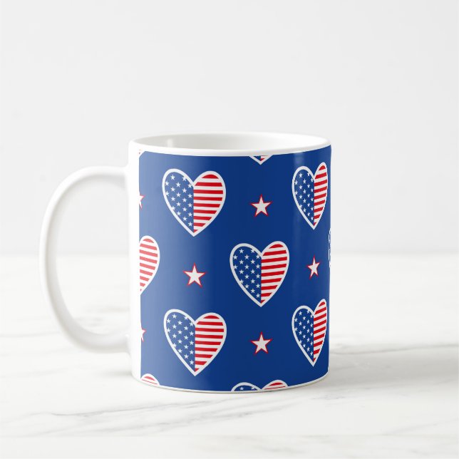 Mug Bonne fête de l'indépendance Etats-Unis d'Amérique (Gauche)