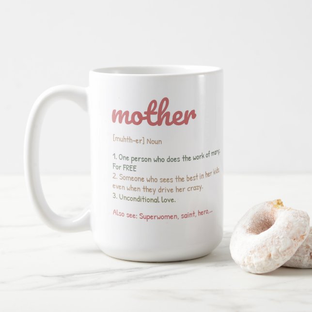 Mug Bonne fête des mères (Avec donut)