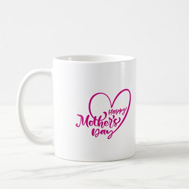 Mug Bonne Fête des mères avec mon amour (Gauche)