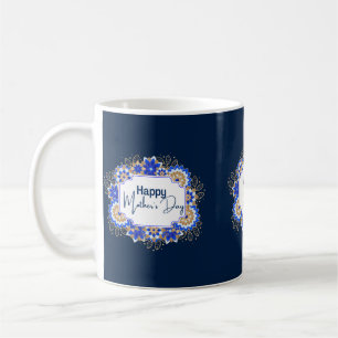 Mug Bonne fête des mères - Meilleure maman bleue du mo