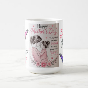Mug Bonne Fête des Mères Papillon