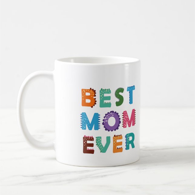 Mug Bonne Fête des mères pour la meilleure maman (Gauche)