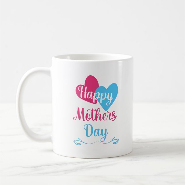 Mug Bonne Fête des mères pour la meilleure mère jamais (Gauche)