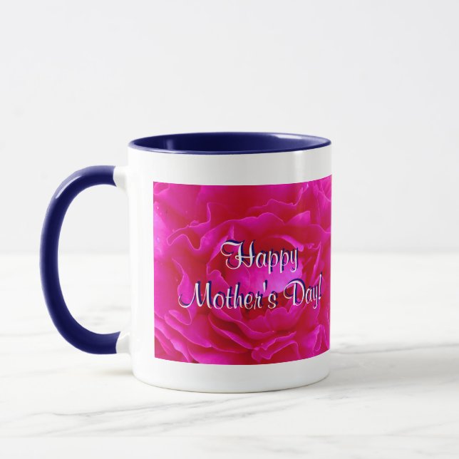 Mug Bonne fête des mères Rose III (Gauche)