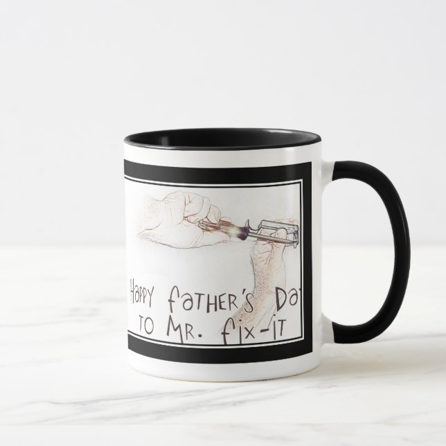 Mug Bonne Fête des pères au Handyman ! (Droite)