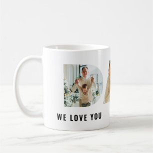 Mug Bonne Fête des pères DAD Cutout 3 Photo Nous vous 
