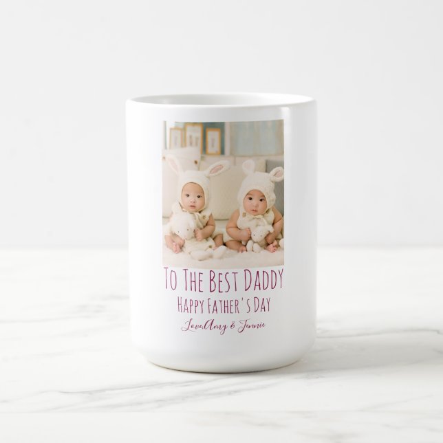 Mug Bonne Fête des pères des jumeaux (Centre)