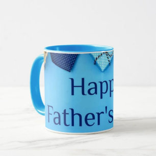 Mug Bonne Fête des pères Imprimée Moderne ciel bleu Mu