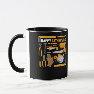 Mug Bonne Fête des pères papa qui peut tout réparer