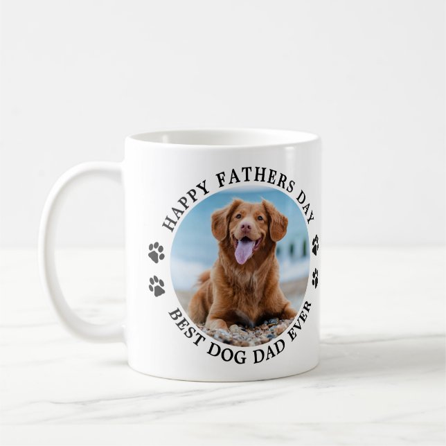 Mug Bonne Fête des pères Personnalisée Animaux de comp (Gauche)