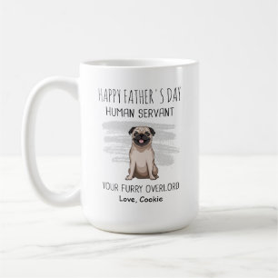 Mug Bonne Fête des pères servante humaine à papa Carli