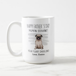 Mug Bonne Fête des pères servante humaine à papa Carli