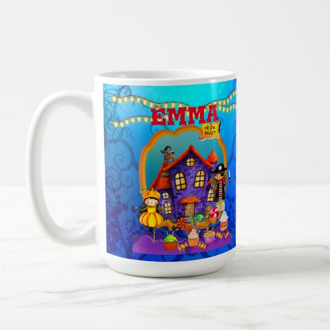 Mug Bonne fête d'Halloween Costume enfants fête (Gauche)