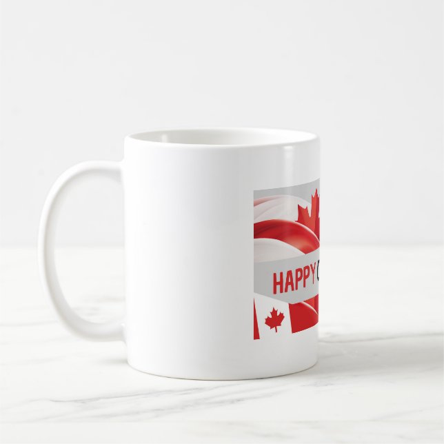Mug Bonne fête du Canada, 1er juillet Mug. (Gauche)