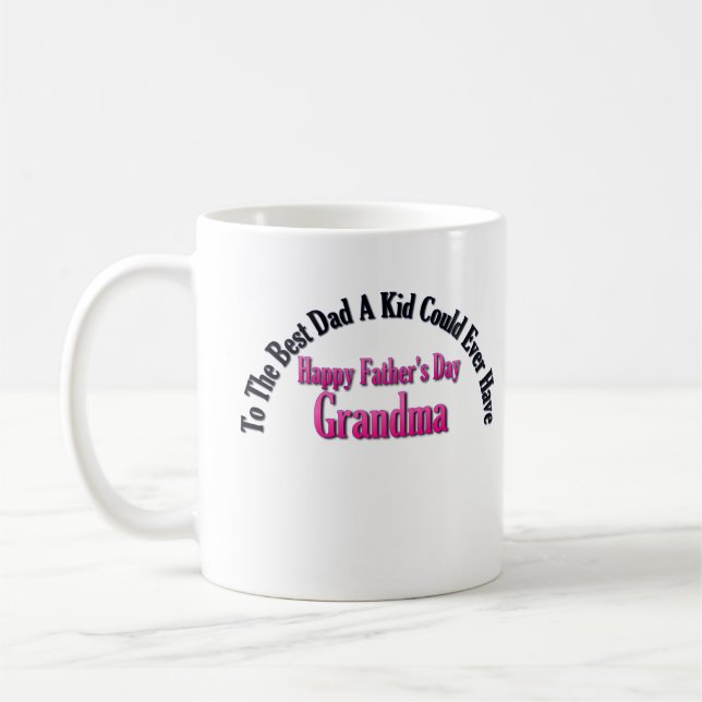Mug Bonne grand-mère de Fête des pères (Gauche)