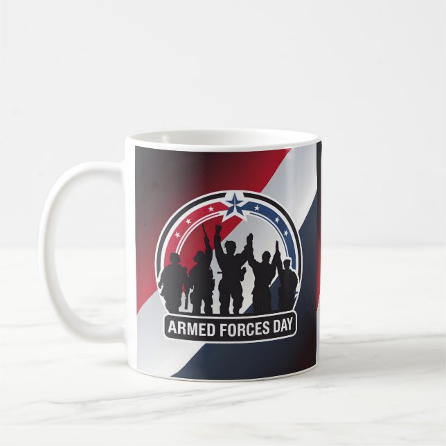 Mug Bonne idée cadeau de la Journée des Forces armées (Gauche)